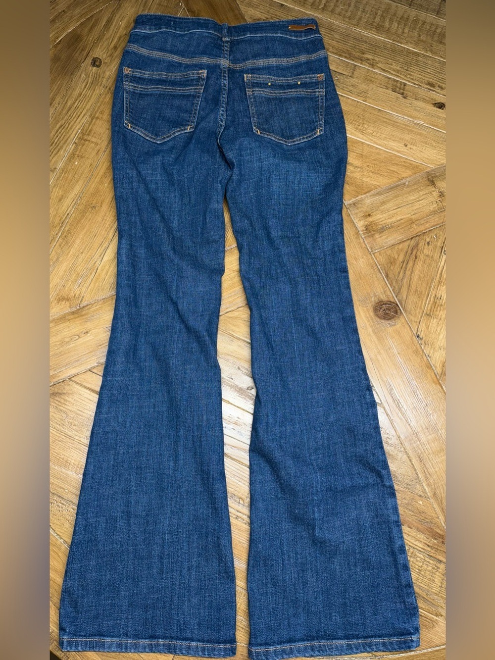 Pilcro Anthropologie Utility Patch Pocket‎ High Waist Bootcut Jeans 27 - Picture 13 of 15